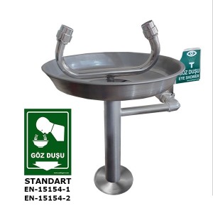EK-2027 ACİL GÖZ VE YÜZ YIKAMA DUŞU (MASA TİPİ)